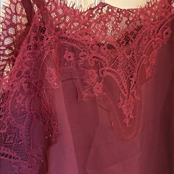 Lulu's Deep Plum Lace Cami - Picture 6 of 6